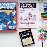 Atari Spiel Smurf (Schlümpfe) für VCS2600/7800 inkl. Sammler-Box + Karten, getestet