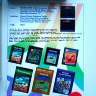 Atari VCS 2600 TCG/ Game Card zum Spiel World End, Hochglanz, englisch