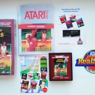 Atari 2600 Spiel "RealSports Tennis" inkl. Sammler-Box und Sammlerkarten