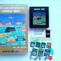Atari 2600 Spiel World End -rar- inkl. Sammler-Box und Karte, getestet