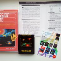 Atari 2600 Spiel Modul Mission3000 inkl. Sammler-Box und Karte, getestet