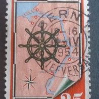 Briefmarke Schweiz: 1954 - 25 Rappen - Michel Nr. 595