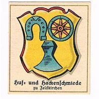 Aurelia Zunftwappen Huf und Hackenschmiede zu Feldkirchen Nr 114