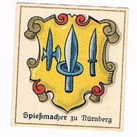 Aurelia Zunftwappen Spießmacher zu Nürnberg Nr 122