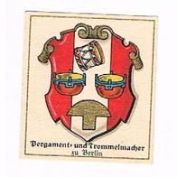 Aurelia Zunftwappen Pergament und Trommelmacher zu Berlin Nr 126