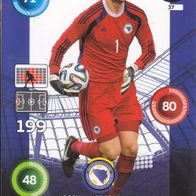 Panini Trading Card Fussball EM 2016 Asmir Begovic Nr.37 aus Bosnien Herzegowina