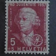 Briefmarke Schweiz: 1957 - 5 + 5 Rappen - Michel Nr. 648