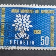 Briefmarke Schweiz: 1960 - 50 Rappen - Michel Nr. 694