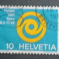 Briefmarke Schweiz: 1961 - 10 Rappen - Michel Nr. 727