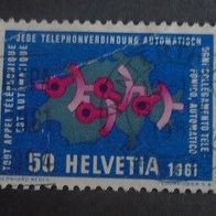 Briefmarke Schweiz: 1961 - 10 Rappen - Michel Nr. 730