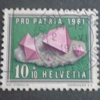 Briefmarke Schweiz: 1961 - 10 + 10 Rappen - Michel Nr. 732
