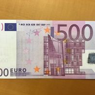 500 EURO EUR € Euroschein Geld Schein Banknote N 530 Serie Österreich Trichet 2002