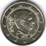 2 Euro Belgien 2015 Kursmünze unc.