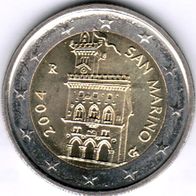 2 Euro San Marino 2004 Kursmünze unzirkuliert unc.