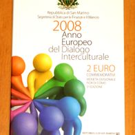 2 Euro San Marino 2007 Garibaldi im Original-Folder