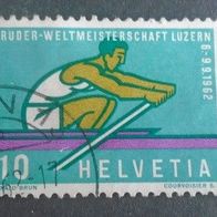 Briefmarke Schweiz: 1962 - 10 Rappen - Michel Nr. 748