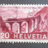 Briefmarke Schweiz: 1963 - 20 Rappen - Michel Nr. 770