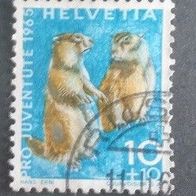 Briefmarke Schweiz: 1965 - 10 + 10 Rappen - Michel Nr. 827