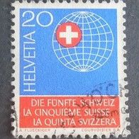 Briefmarke Schweiz: 1966 - 20 Rappen - Michel Nr. 841