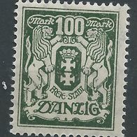 Danzig MiNr. 141, postfrisch, (2872)