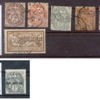 Briefmarken Frankreich 1900/1902 Insel Ruad - Ile Rouad 1916 - 7 Marken