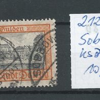 Danzig Spezial MiNr. 212 a seltener Ortsstempel "Sobbowitz" (2891)
