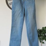 NEU: Damen Stretch Jeans "Cecilia" Gr. 36 blau blue used look regular fit Sommer