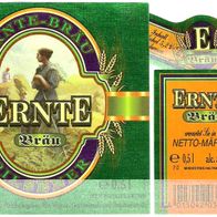 Bieretikett "ERNTE BIER" für NETTO Supermarkt Stavenhagen : Brauerei Dargun