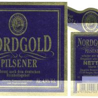 Bieretikett "NORDGOLD" für NETTO Supermarkt Stavenhagen : Brauerei Dargun