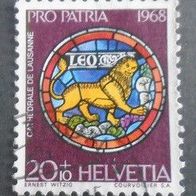 Briefmarke Schweiz: 1968 - 20 + 10 Rappen - Michel Nr. 875