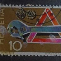 Briefmarke Schweiz: 1972 - 10 Rappen - Michel Nr. 964