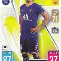 Paris Saint-Germain Topps Trading Card Champions League 2021 Marquinhos Nr.140