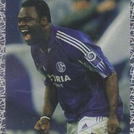 Schalke 04 Panini Sammelbild 2005 Gerald Asamoah Bildnummer 194 Glitzerbild