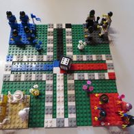 Lego - Mensch ärgere dich nicht / Ludo / MOC Unikat mit 16 Minifiguren