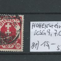 Danzig Spezial MiNr. 81 gestempelt, "Hohenstein" (2903)