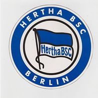 1 Hertha BSC Berlin Vereinslogo aus Pappe sauber herausgeschnitten Sehr gut!