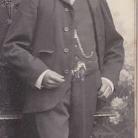 CDV Kabinettfoto Julius Hansen Stadtoldendorf Friedrich Kramer Friedrich Buncke 1908
