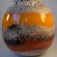 Gelbe Fat Lava Keramik Vase * **