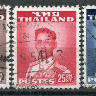 As00048 Thailand gestempelt o, Michel 284-86 + 88-89 A, 2,90 M€, (2015)