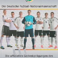 DFB Gedenkprägungen WM 2014 Komplett in 3 Alben in dieser Form selten angeboten