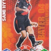 Bayer Leverkusen Topps Match Attax Trading Card 2010 Sami Hyypiä Nr.164
