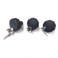 Original VW Knebelmutter-Set abschließbar Heckträger Fahrradträger 