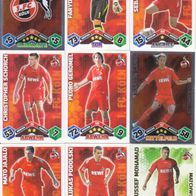 11x 1. FC Köln Topps Match Attax Trading Card 2010