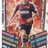 1. FC Nürnberg Topps Match Attax Trading Card 2013 Hiroshi Kiyotake Nr.264 Star