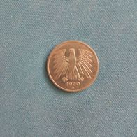 5 DM Münze 1990