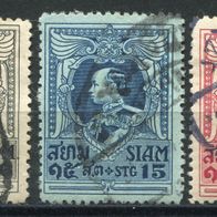 As00065 Thailand gestempelt o, Michel 170 + 171 C + 172, 13,90 M€, (2015)