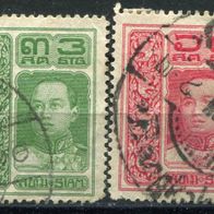 As00068 Thailand gestempelt o, Michel 100-02 + 04, 8,00 M€, (2015)