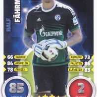 Schalke 04 Topps Match Attax Trading Card 2016 Ralf Fährmann Nr.289