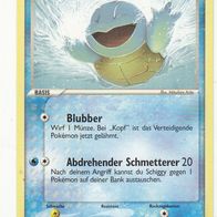 Pokémon 83/112 Schiggy 83/ Pokemon Karte Deutsch Blubber Abdrehender Schmetterer