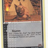 Pokémon Pokemon Karte deutsch 65/95 Fiffyen Knurren 2005